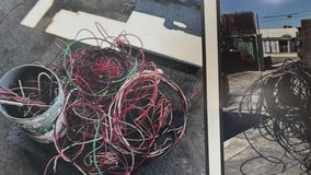 Stolen copper wire bust in Los Angeles