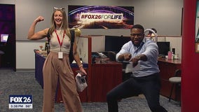 FOX 26 Potluck Party, sticky slime, and four-day work weeks | Caroline & Rashi