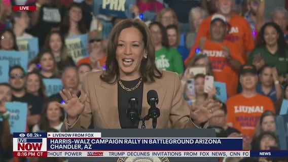 Election 2024: New poll shows where Trump, Harris stand in 7 battleground states