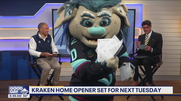 Seattle Kraken home opener set for next Tuesday