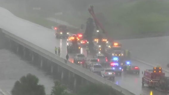 Semi-truck driver dead after careening off I-75 into canal in Tampa: HCFR