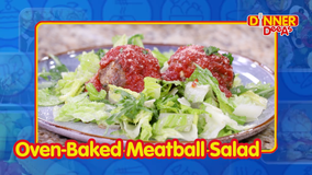 Dinner DeeAs: Oven-Baked Meatball Salad