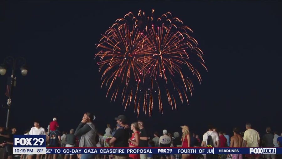 Beachgoers take advantage of perfect weather for July 4th in Ocean City
