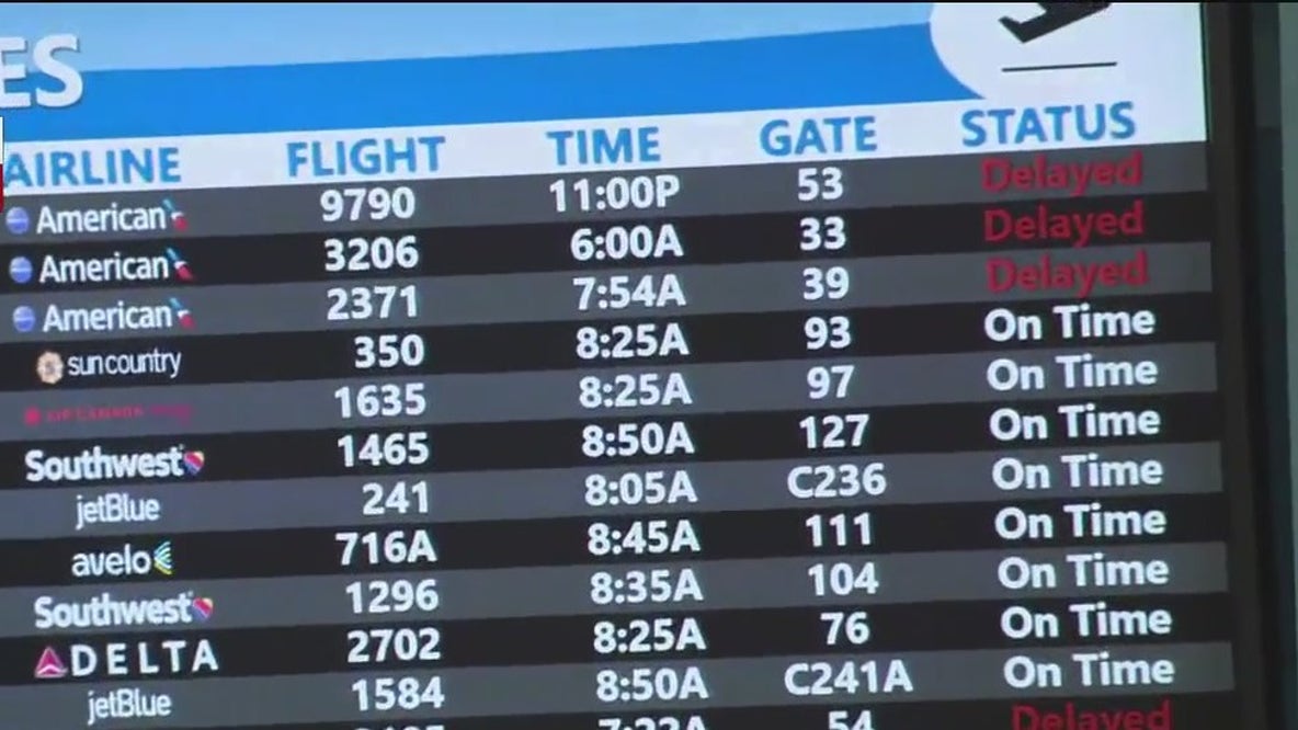 American Airlines flights grounded on Christmas Eve