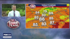 Thursday midday weather forecast