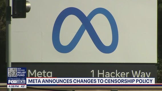 Meta announces changes to censorship policy