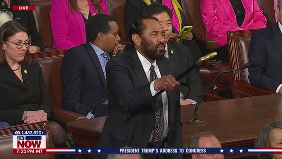 Congressman Al Green disrupts Trump speech, escorted out of chamber