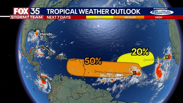 Tropical disturbance in Atlantic now 50% chance of further development; Francine next name on list: NHC