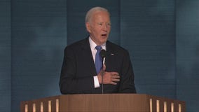 DNC 2024: President Joe Biden speaks to supporters in Chicago