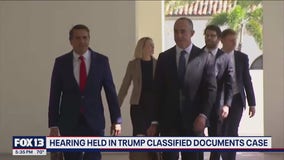 Hearing held in Trump classified documents case