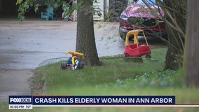 Crash kills elderly woman in Ann Arbor