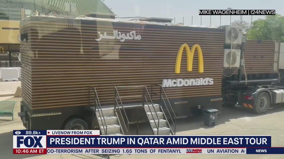 Saudi Arabia rolls out Mobile McDonalds for Trump