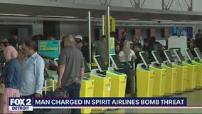 Disgruntled Monroe man charged in bomb threat to Spirit Airlines at DTW