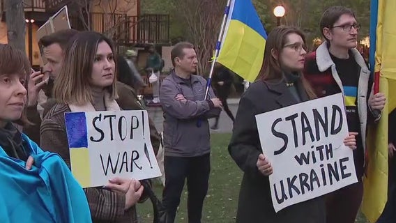 Ukrainian national anthem played from bell towers marking 3rd year of ongoing war