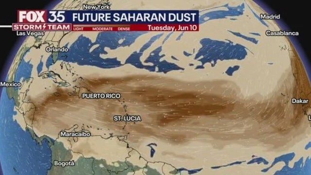Could Saharan Dust be trapping Florida's humidity, making it worse?