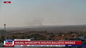 Israel intercepts Houthi ballistic missile