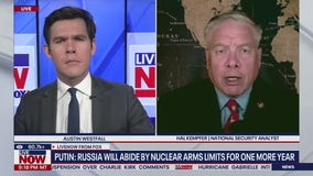 Putin says Russia will abide by nuclear arms limits for 1 year