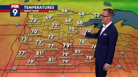 Minnesota weather: Warmth continues Monday