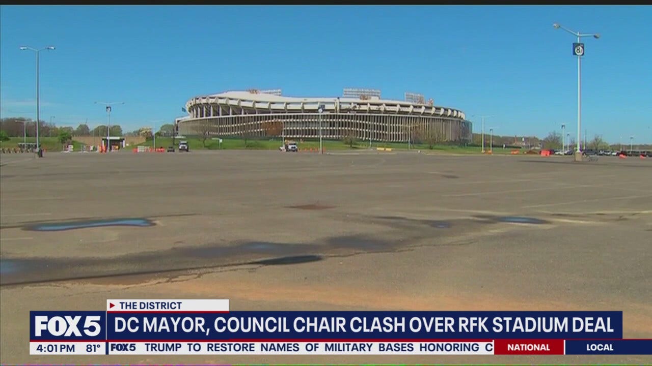 D.C. Mayor, Council Chair Clash Over Commanders RFK Stadium Deal Timeline