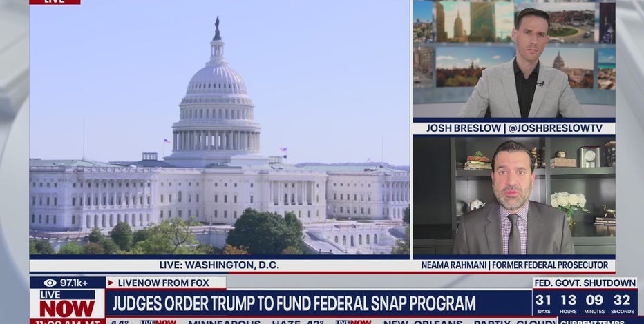 Trump must fully fund SNAP benefits in November, federal judge orders