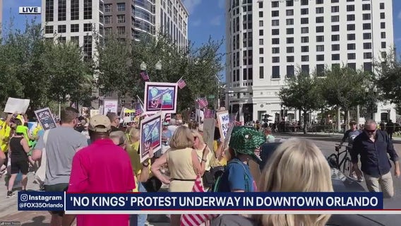 Live updates: 'No Kings' protests in Orlando, Central Florida