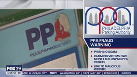 Fraud alert issued from Philadelphia Parking Authority