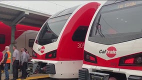 Caltrain debuts brand new all-electric fleet in San Francisco