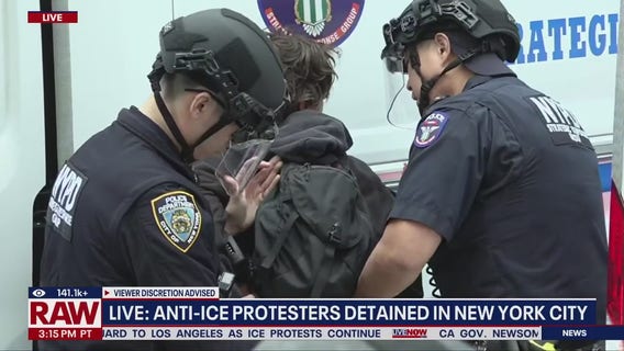 BREAKING: Anti-ICE protests heating up in LA & NYC