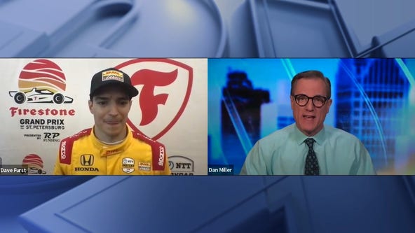 WATCH - Dan Miller talked to Indy Car champion Alex Palou following his victory in the first race of the 2025 season