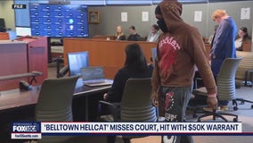 'Belltown Hellcat' misses court, hit with $50k warrant