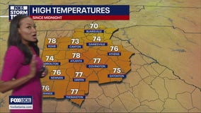 Sunday evening forecast