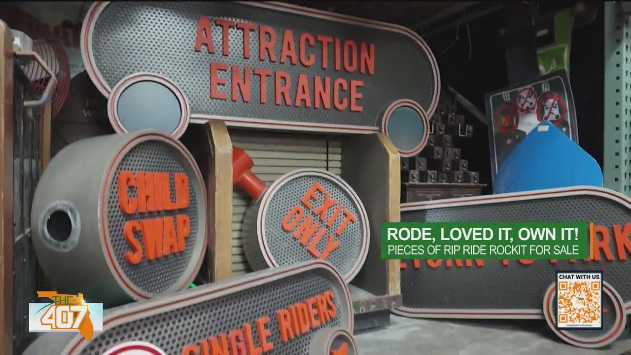 Retired Rip Ride Rockit coaster pieces at Lakeland Antique Mall | FOX ...