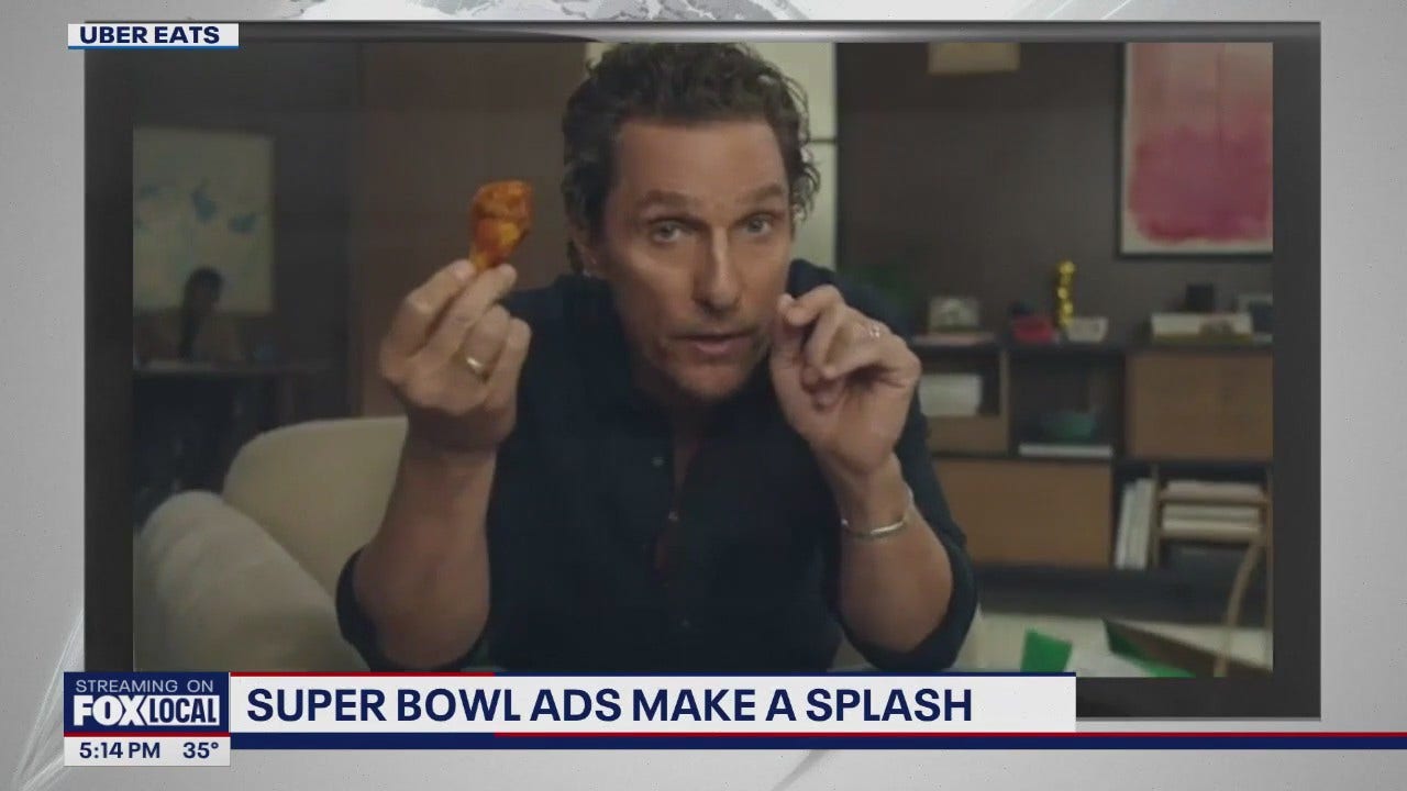 Super Bowl ads make a splash