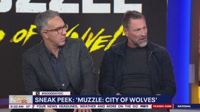 Aaron Eckhart talks new movie 'Muzzle: City of Wolves'