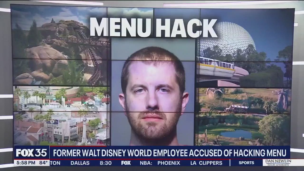 Fired Disney employee hacked theme park menus: complaint | FOX 35 Orlando