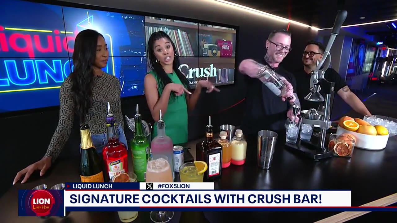 A round of refreshing cocktails with DC's Crush Bar