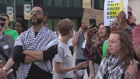 WSU staff protest handling of pro-Palestine encampment