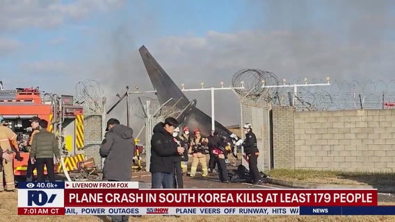 Jeju Air plane crash in South Korea kills 179 people