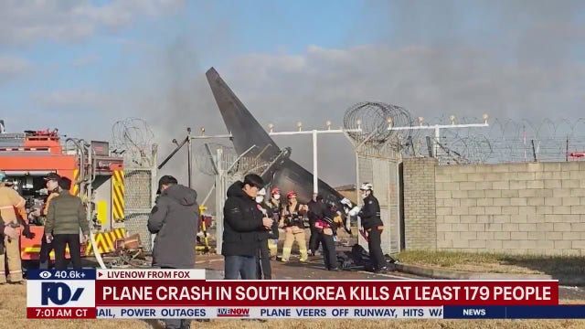 Jeju Air plane crash in South Korea kills 179 people
