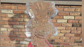 Nearly 60 unique ice sculptures