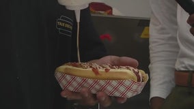 Gourmet hot dogs with True Dogs