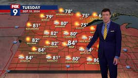 MN weather: Bright summer feel on Monday