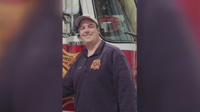 Procession for Racine County firefighter