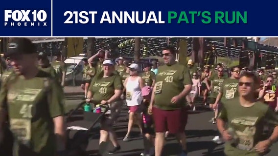 Pat's Run attracts thousands to support the military