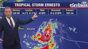 Tampa weather | Latest on Tropical Storm Ernesto