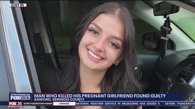 Florida man found guilty of killing pregnant girlfriend in Sanford
