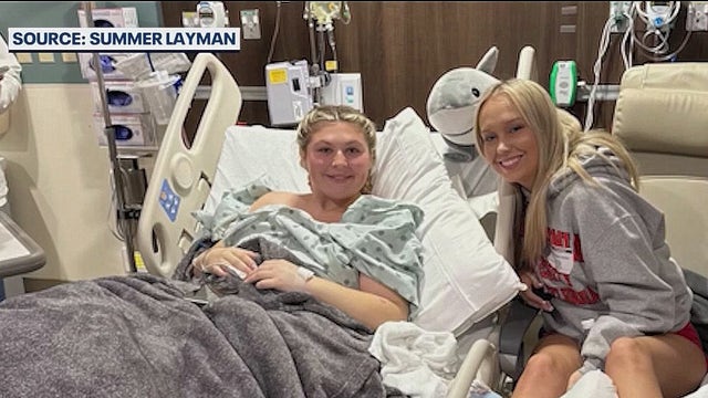Best friends survive shark attack in Bahamas, 1 returns home after recovery