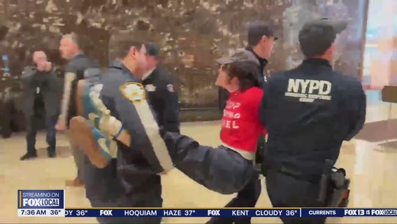 98 people arrested after Trump Tower protest in New York