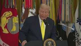 President Donald Trump hosts Purple Heart event