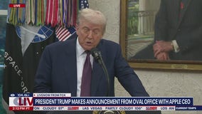 Trump says he plans 100% tariff on computer chips